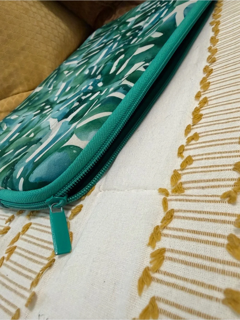 Tropical Teal Laptop Pouch